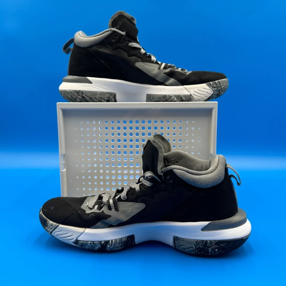 Jordan Zion 1 Basketball‎ Shoes Black Gray Sneakers Mens Size 8